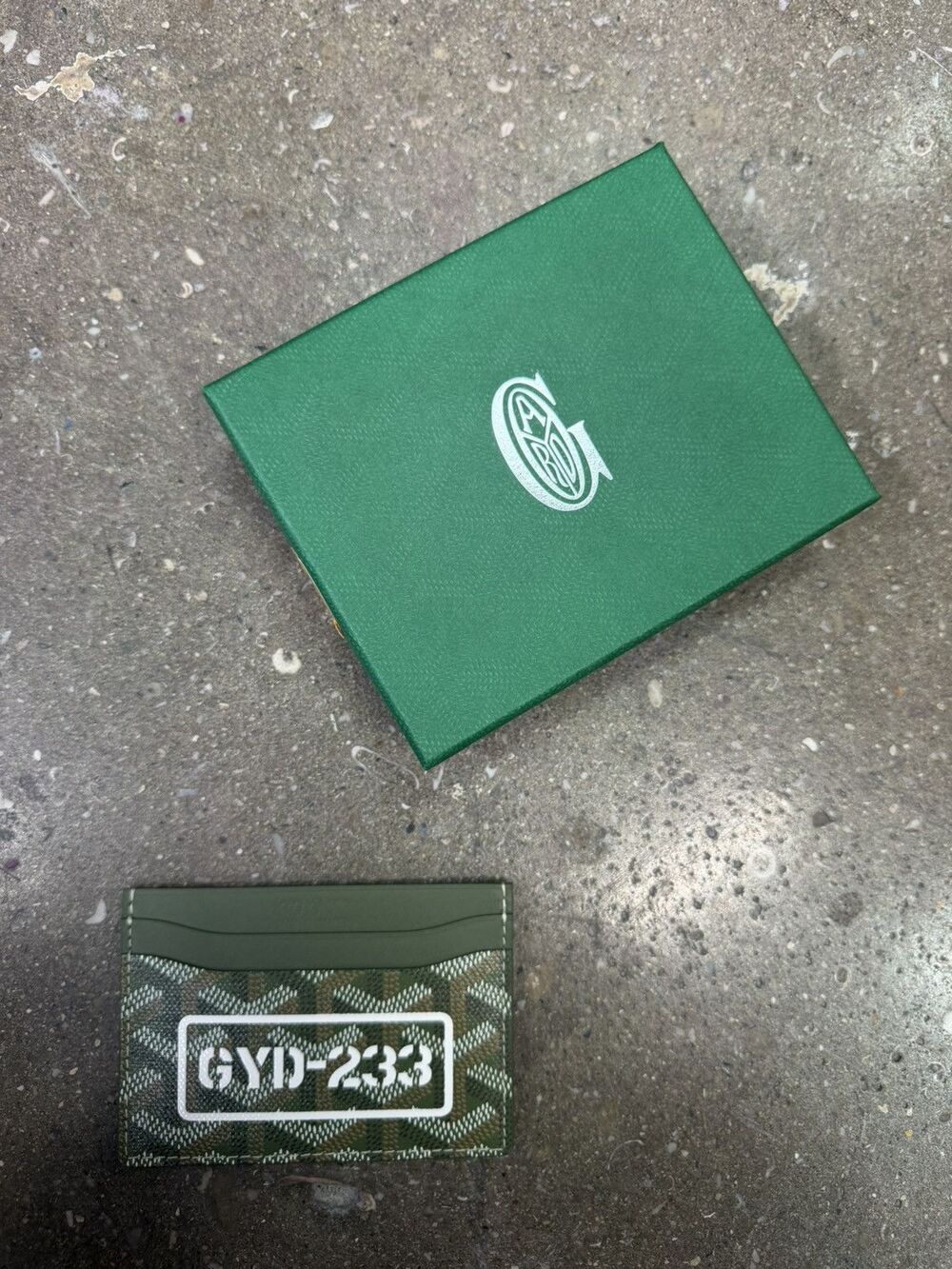 Goyard Khaki Saint-Sulpice Card Holder